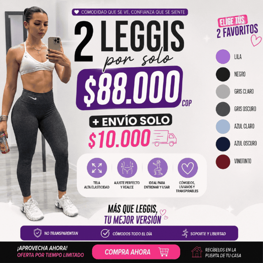 Pack 2 Leggis Premium